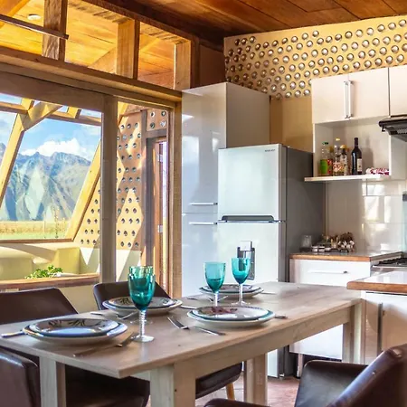 Casa 100% Ecologica Con Vista A Los Glaciares Andinos
